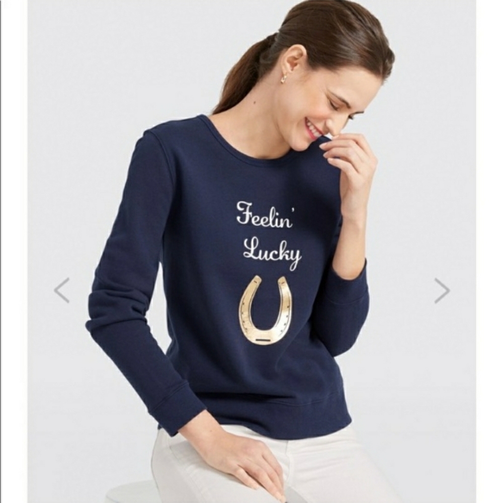 Draper James x Keeneland KY Feelin' Lucky Sweatshirt